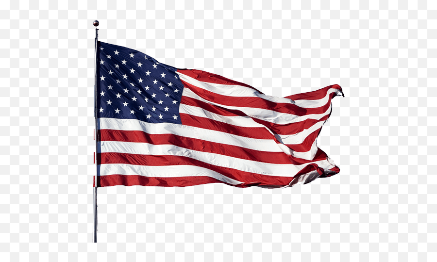 Wind American Flag Png Realistic - Real American Flag Png Emoji,American Flag Emoji Png