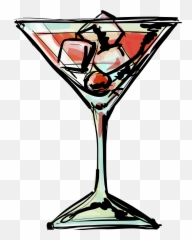 Clip Art Freeuse Library Martini Cocktail Drink Free - Clip Manhattan Cocktail Drawing Emoji,Cocktail Emoji Png