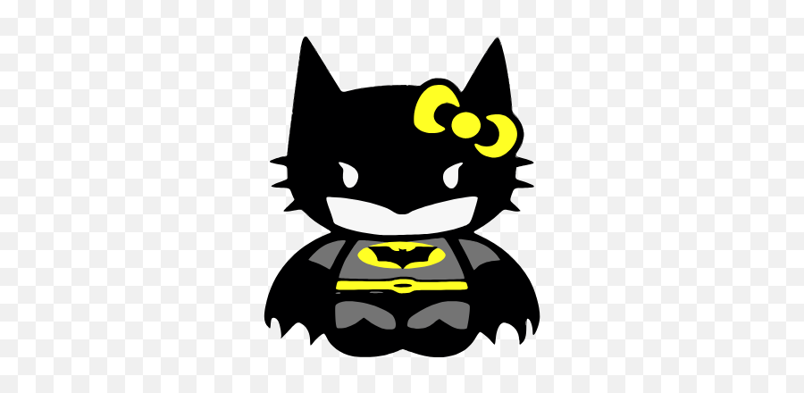 Gtsport - Hello Kitty Batman Emoji,Spank Emojis