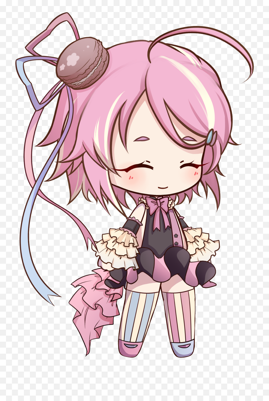 Macaron - Food Fantasy Macaron Chibi Emoji,Macaroons Tumblr Emojis