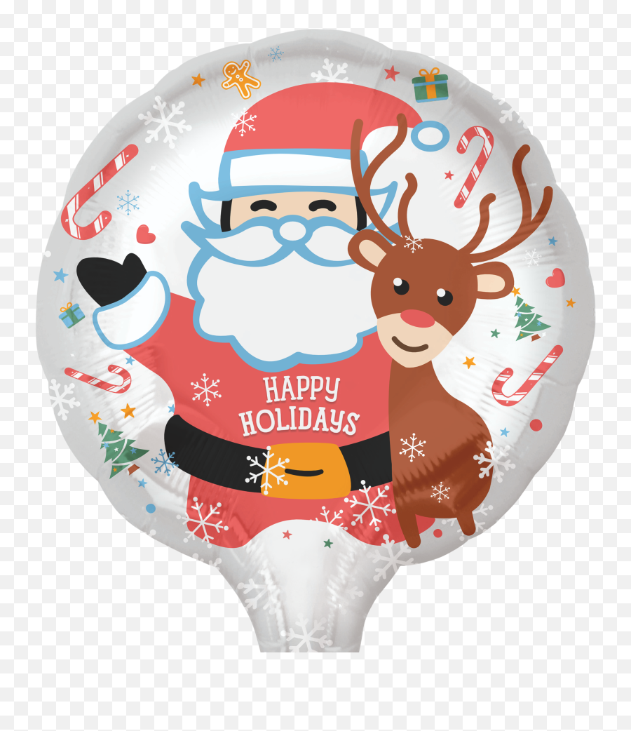 Cardalloon - Santa Claus Emoji,Inflating Emoji