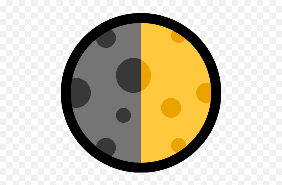 Emoji Image Resource Download - Windows First Quarter Moon Dot,Moon Emoji