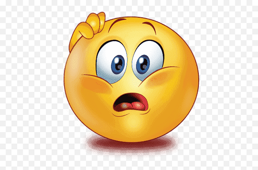 Confused Emoji Transparent Background - Transparent Background Confused Emoji Png,Confused Face Emoticon