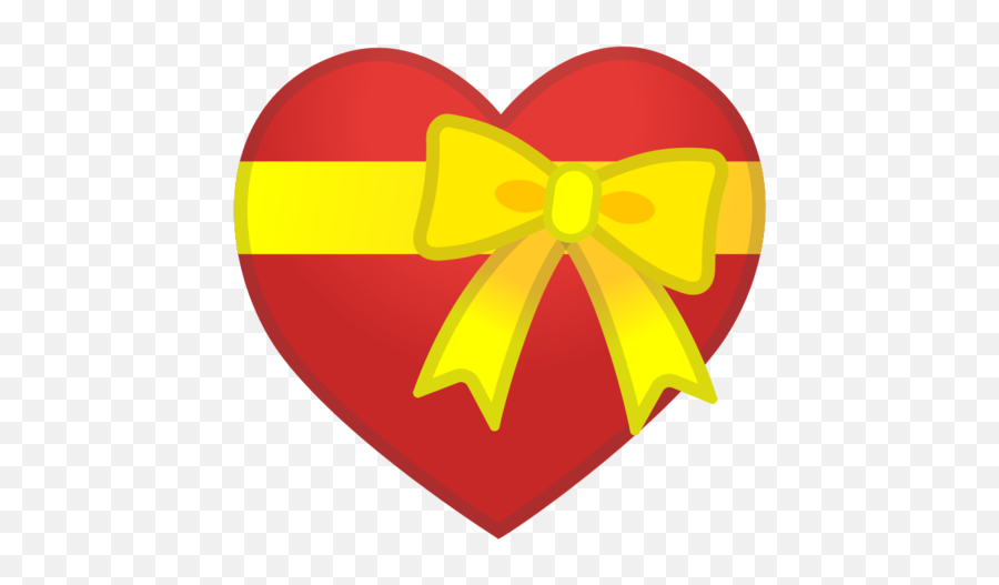 Corazón Con Lazo Emoji - Heart With Ribbon Emoji,Q Significan Los Emojis De Corazones