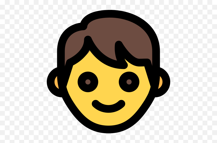 Garoto - Happy Emoji,Emoticons Músculoso