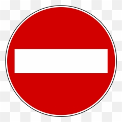Italian Road Signs Emoji,Red Circle Strikethrough Emoticon