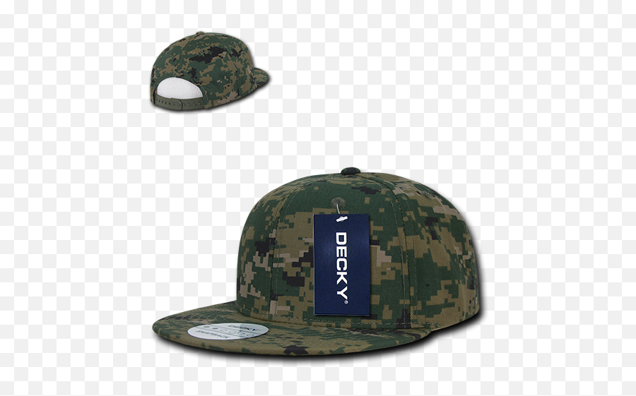 Decky Snapback Army Retro Flat Bill Emoji,Cool Flat Bill Hats Emoji