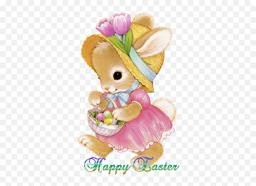 Easter Gif - Animated Cute Animated Happy Easter Emoji,Gif 414 Emoticon Iphone