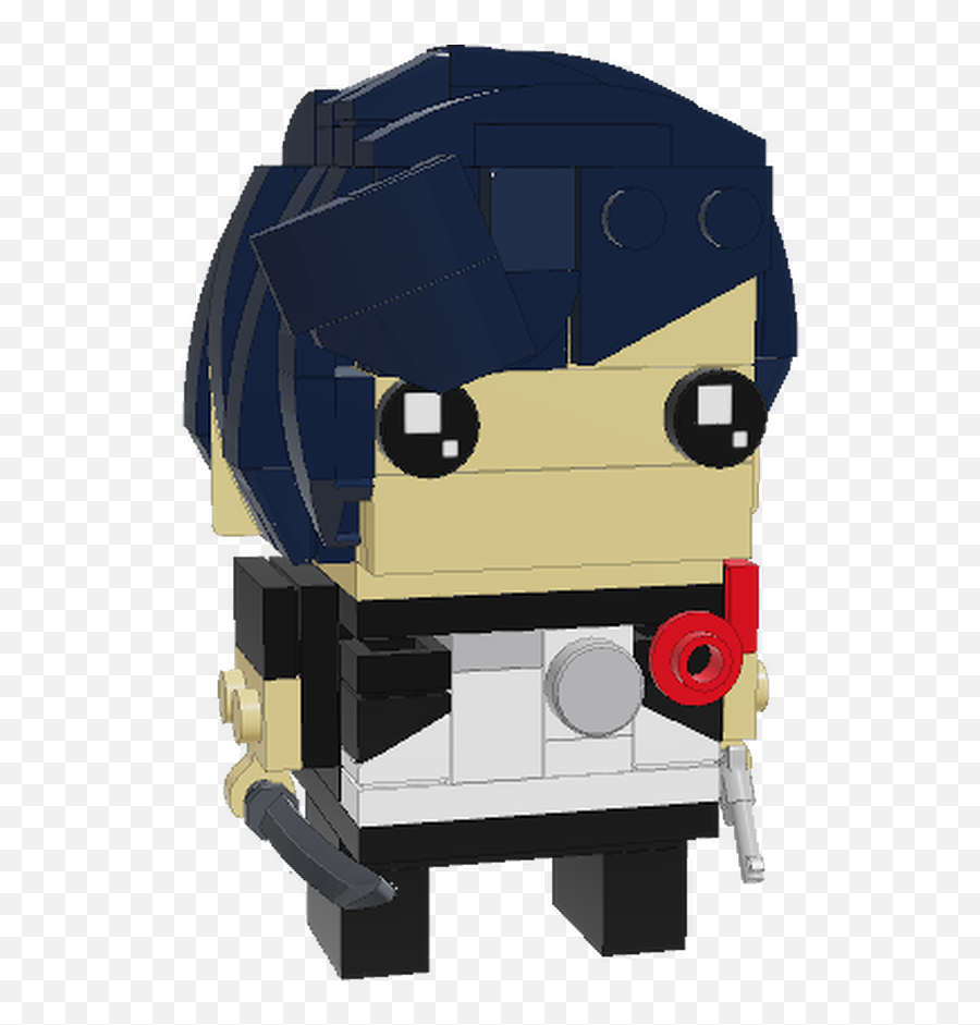 Persona 3 Protagonist Brickhead - Persona 3 Lego Emoji,Evoker Persona Emoticon