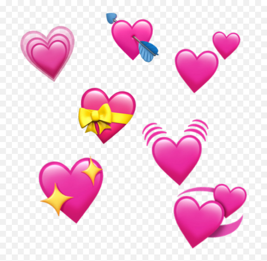 Emojis Iphoneemoji Iphone Sticker By - Crown Heart Emoji Transparent,Heart Emojis On Iphone