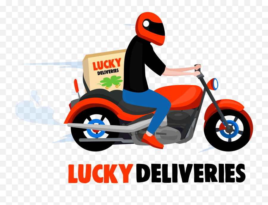 Lucky Deliveries - Motorist Emoji,Facebook Emoticon Motorcycle