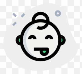 Burlas - Iconos Gratis De Emoticonos Bebe Amarillo Icono Emoji,Emoticons De Burla