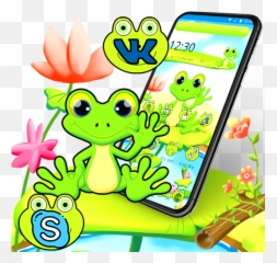 Happy Cute Frog Theme Apk Download Emoji,Emoji Frog Messenger