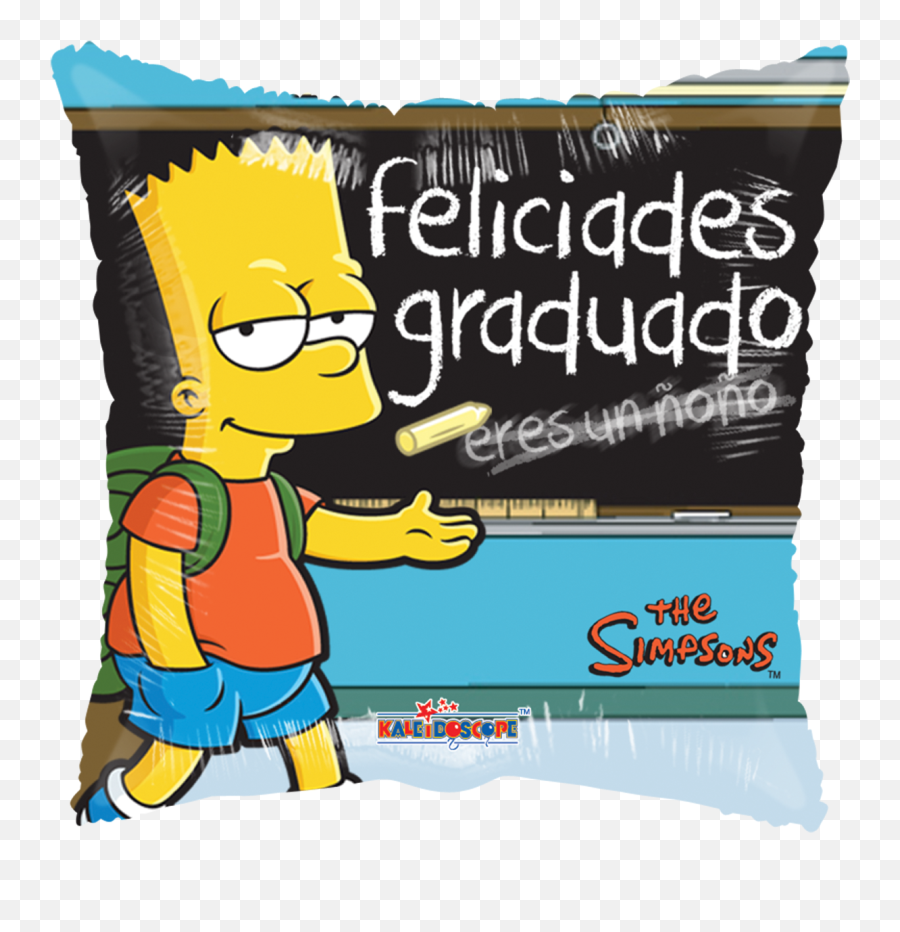 Globo Bart Simpson Graduado Emoji,Sensible Imagenes Para Colorear Emojis