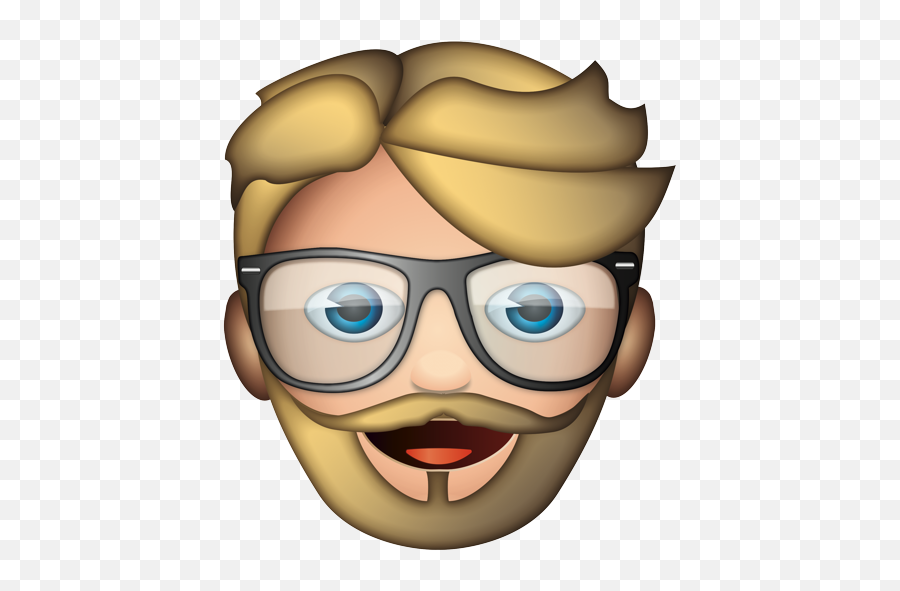Man With Glasses And Mustache Emoji,Sunglasses Curly Hair Emoticon
