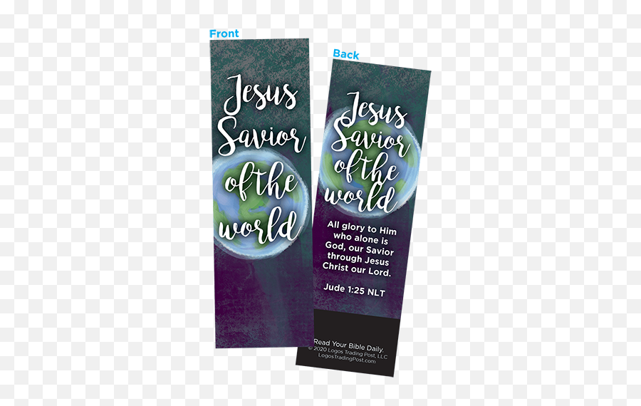 Children And Youth Bookmark Jesus Savior Of The World Jude 125 Pack Of 25 Handouts For Classroom Sunday School And Bible Study Emoji,Emoticon Item Tree Of Savior
