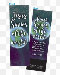 Children And Youth Bookmark Jesus Savior Of The World Jude 125 Pack Of 25 Handouts For Classroom Sunday School And Bible Study Emoji,Emoticon Item Tree Of Savior