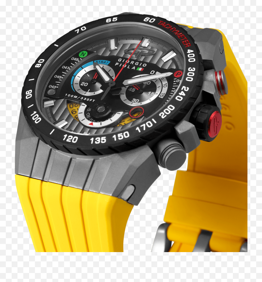 Speedtrap Yellow Chrono Sport Watch - Swiss Movement Emoji,Printerest Emotion Clock