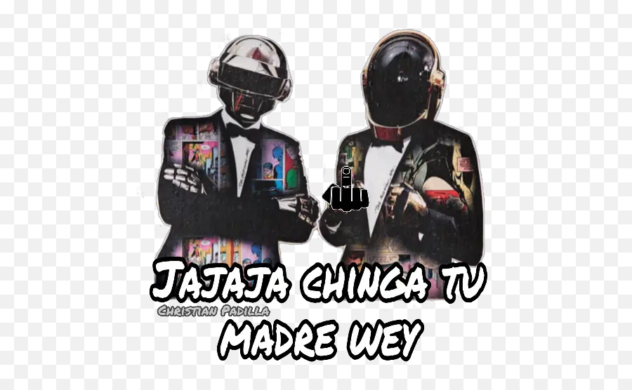 Frases Daft Punk Stickers For Whatsapp - Stickers Daft Punk Whatsapp Emoji,Daft Punk Emoji