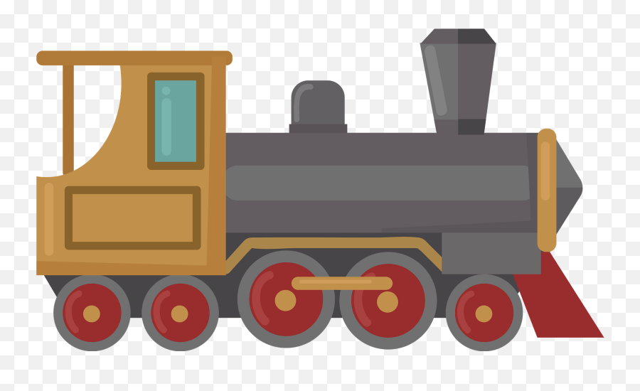 Steam Locomotive Clipart Free Download Transparent Png - Fictional Character Emoji,Steam Emoji Text