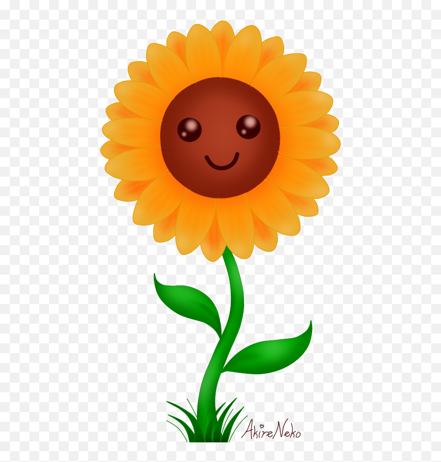 Download Girasol Dibujo Png - Paper Png Image With No Vector Graphics Emoji,Sunflower Emoticon