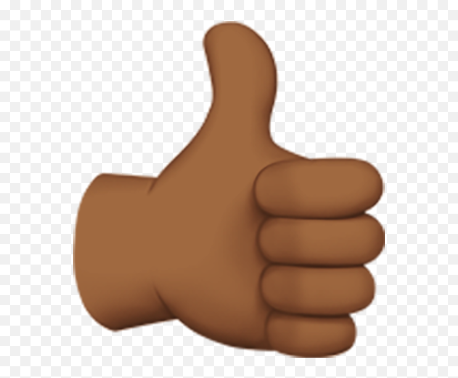 Yes - Brown Thumbs Up Emoji,Thumb Up Emoji