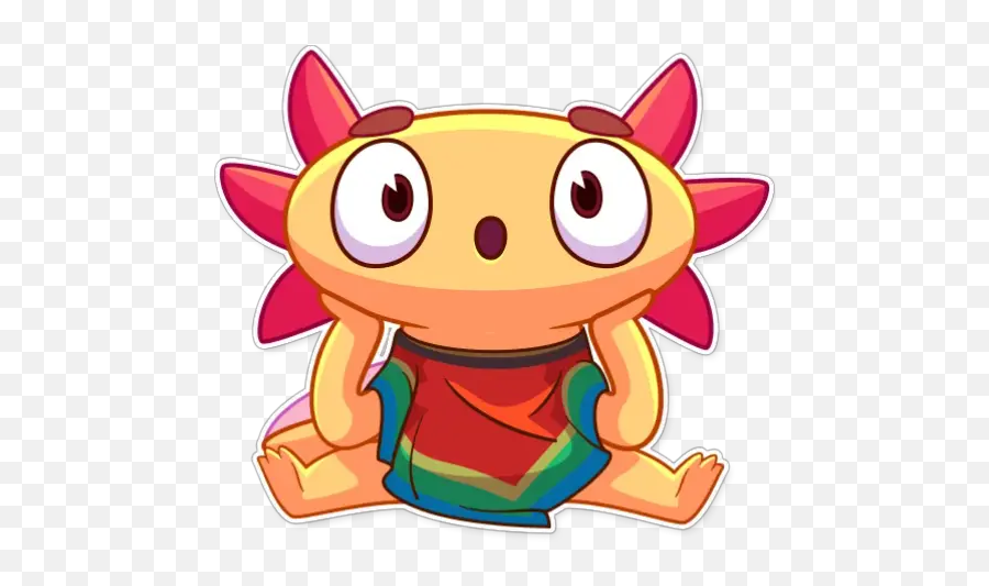 Mexican Axolotl Stickers For Whatsapp - Personagem Axolotl Emoji,Axolotl Emoji