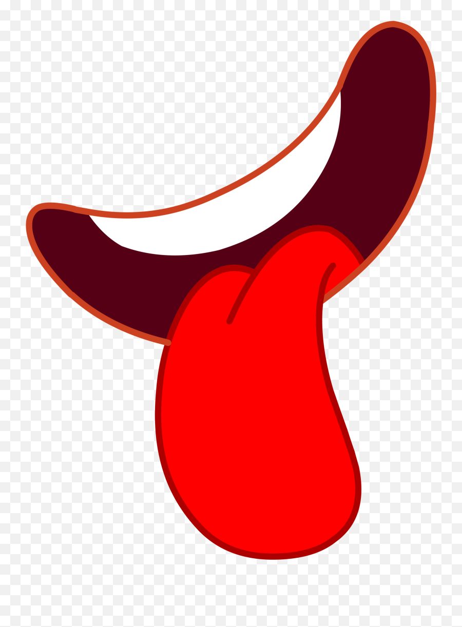 Cartoon Tongue Png - Cartoon Tongue Clipart Full Size Transparent Cartoon Tongue Png Emoji,Tongue Sticking Out Emoji
