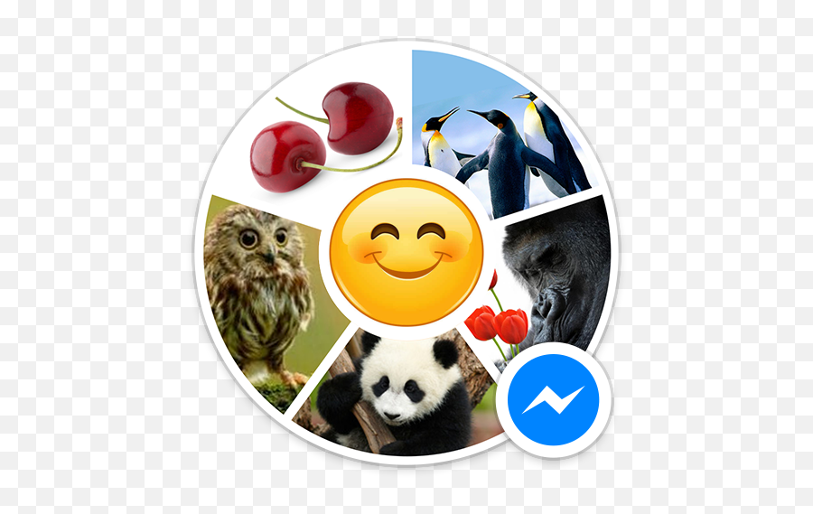 Sticker Bliss For Messenger U2013 Apps On Google Play - Giant Panda Emoji,Freaking Out Emoji