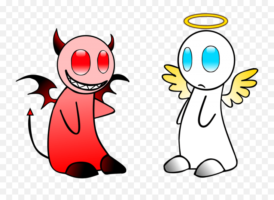 Managing Strong Emotions - Evil And Angel Png Emoji,Misery Emotion