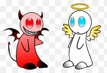 Managing Strong Emotions - Evil And Angel Png Emoji,Misery Emotion
