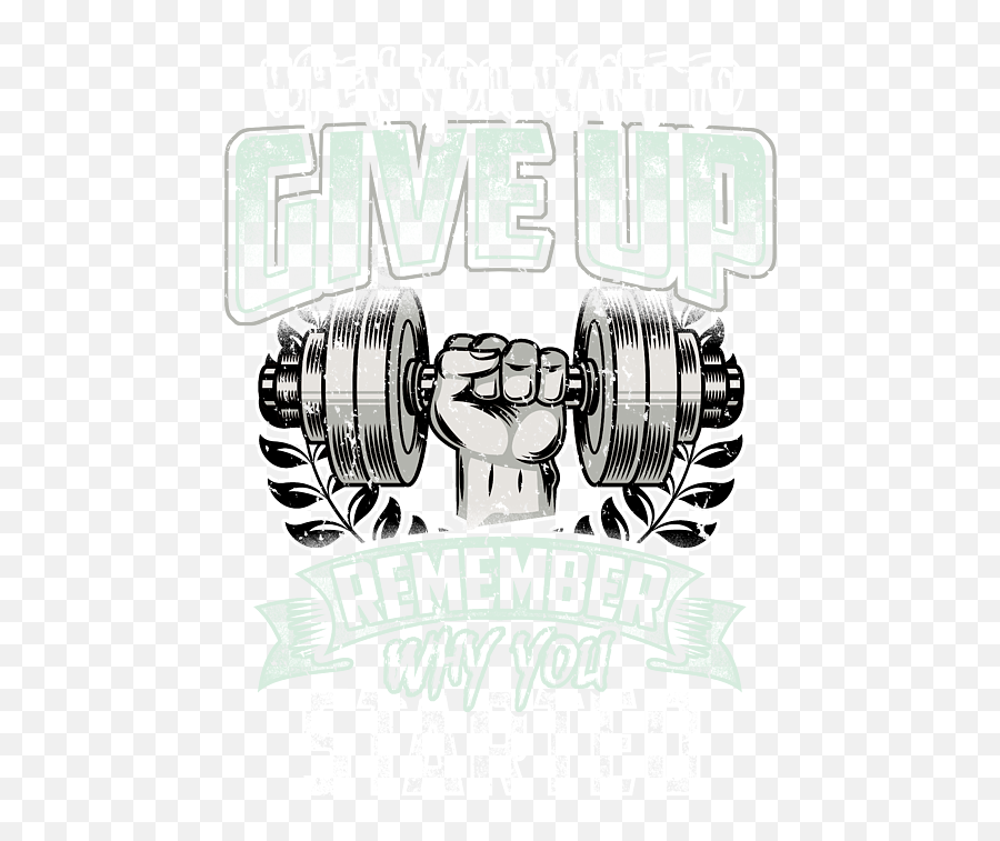 Never Give Up Fitness Training Gym - Dumbbell Emoji,Wimpy Weightlifting Girl Emoticon