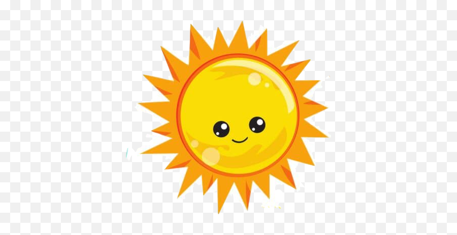 Cierto - Cute Sun Png Cartoon Emoji,Emoticon Veloz