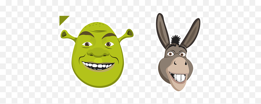 Shrek And Donkey Cursor - Custom Cursor Shrek Emoji,Donkey Emoticon