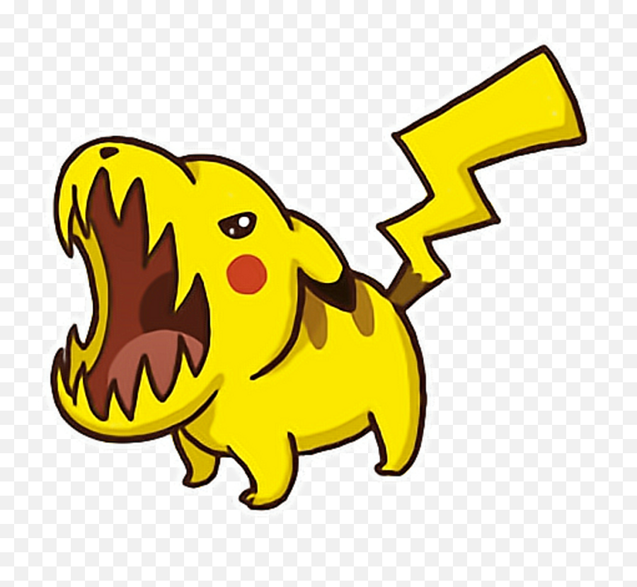 Angry Pokemon Png Transparent Image - Angry Transparent Pikachu Png Emoji,Pokemon Emoticons That Follow You