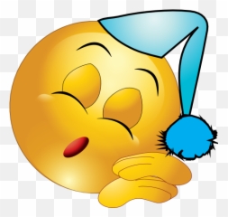 Emoticon Sleepy - Goodnight Smiley Emoji,Tired Emoji