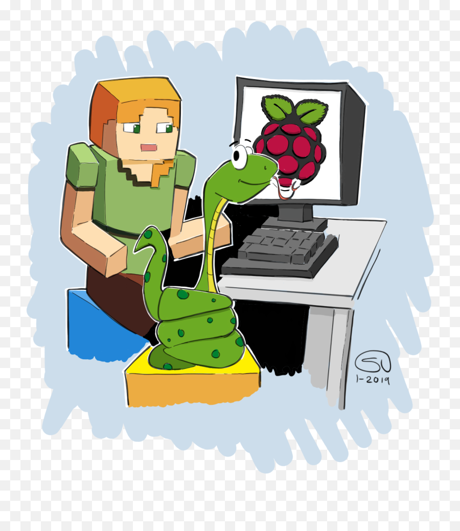 Raspberry Pi U2013 Drawn And Coded - Computer Desk Emoji,Raspberry Pi Raspbian Displays Rectangles Instead Of Emojis