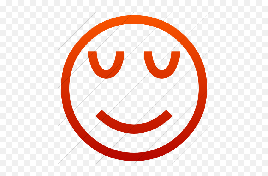 Classic Emoticons Relieved Face Icon - Happy Emoji,Relieved Emoticon