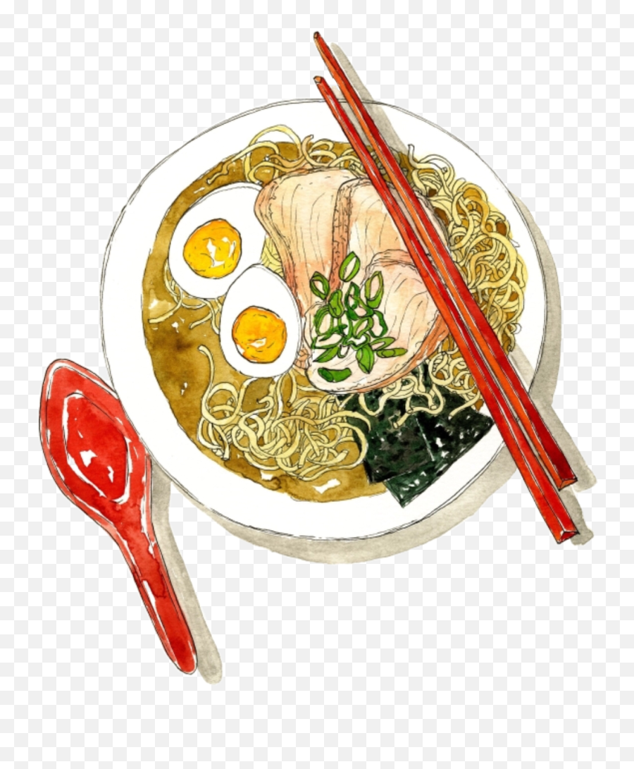 Notmyart Ramen Sticker - Illustration Food Art Drawing Emoji,Ramen Emoji