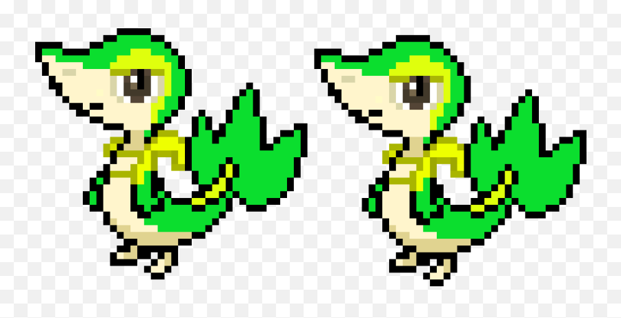 Snivy - Snivy Pixel Art Emoji,Snivey Emoticon