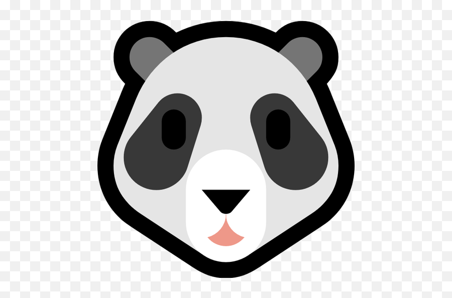 Emoji Image Resource Download - Windows Panda Face,Pics Of Panda Emojis