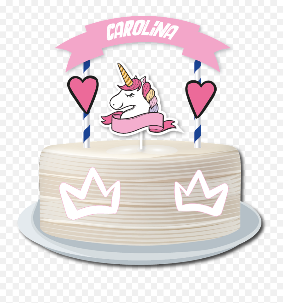Topo De Bolo Unicornio Kids 1 Emoji,Bolos Temáticos Emoji