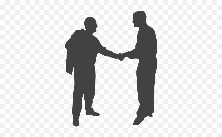 Businessmen Casual Meeting Silhouette Transparent Png U0026 Svg Emoji,Whats App Emoticon Handshake