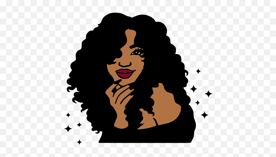 Curly Hair - Free Svg Files Svgheartcom Emoji,Curvy Girl Emoji