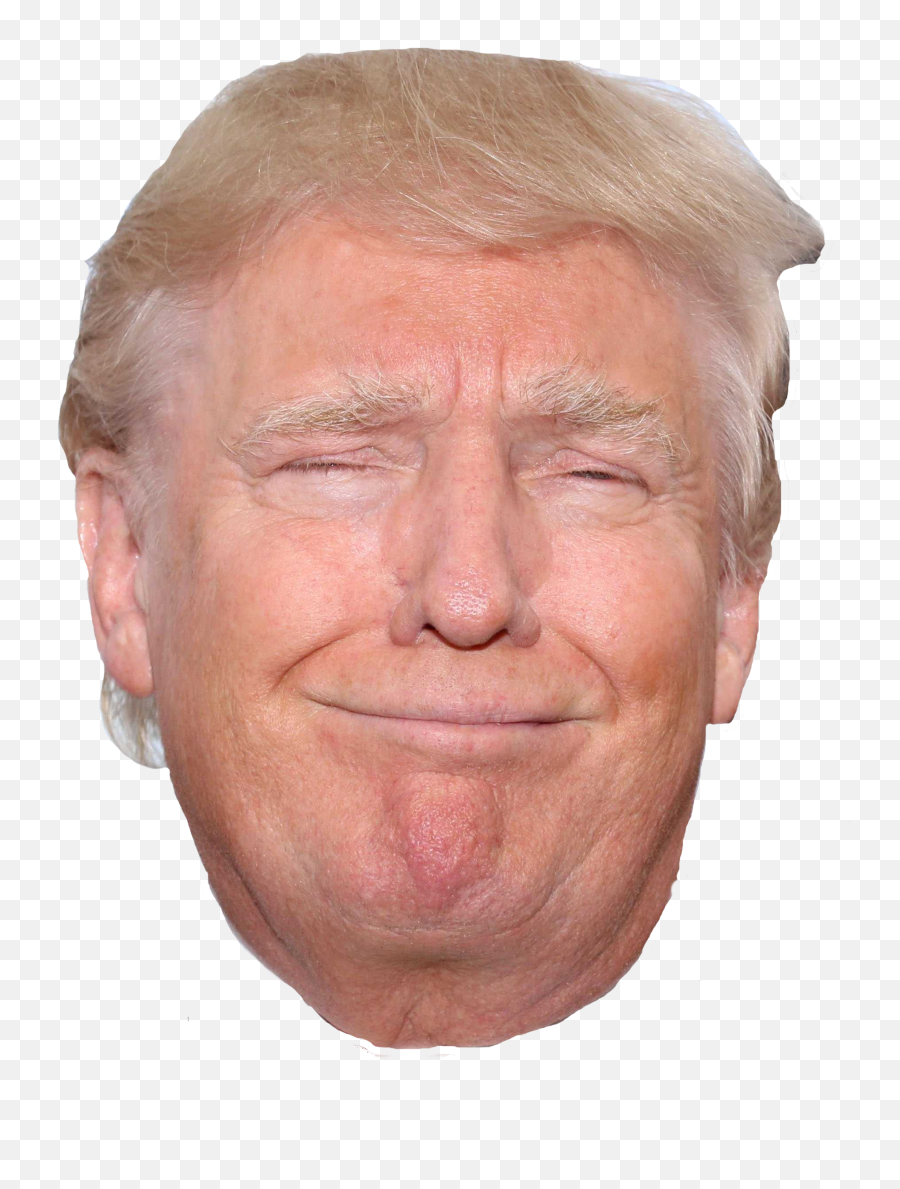 Download Head United Trump Up States Donald Close Hq Png Emoji,Emoji Smile Rosy Cheeks Eyebrows