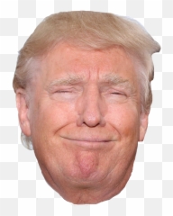 Download Head United Trump Up States Donald Close Hq Png Emoji,Emoji Smile Rosy Cheeks Eyebrows