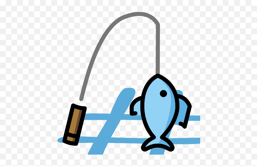 Grid Fishinu0027 Emoji,Fish On Fishing Pole Emoji