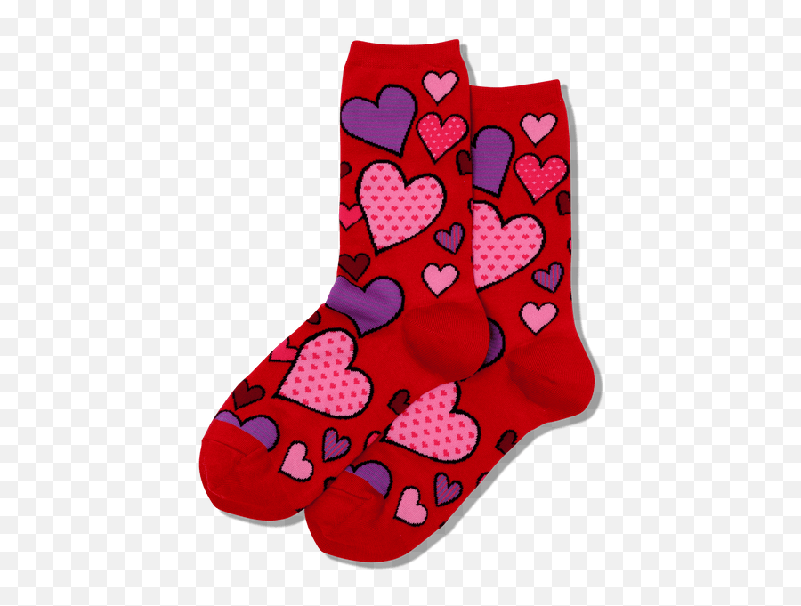 Womenu0027s Hearts Crew Socks U2013 Hotsox Emoji,Dinosaur Haychling Emoji