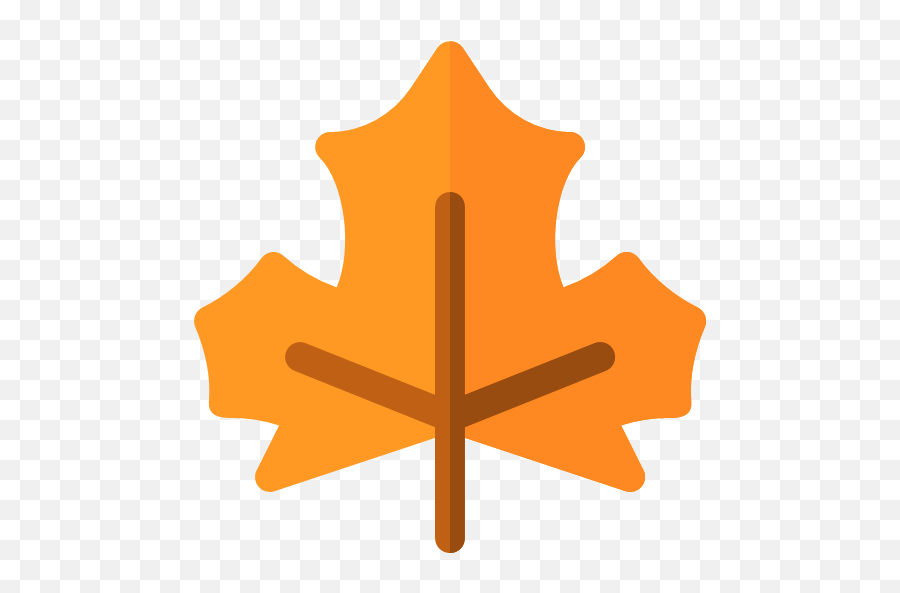 Flat Version Leaf Autumn Icon - Nature Rounded Icons Emoji,Lolipop Emoji