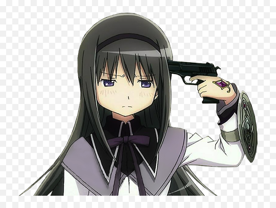 Kms - Anime Girl Holding Gun To Head Emoji,Discord Kms Emoji